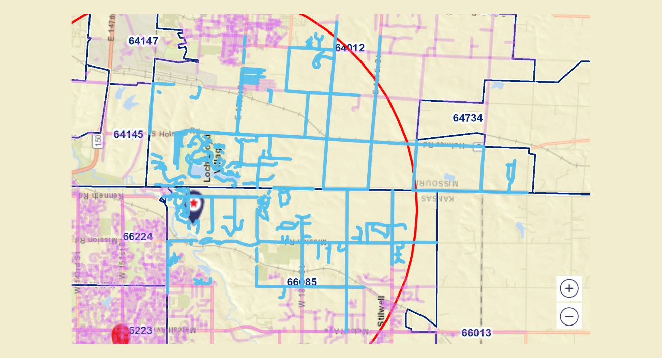 Loch Lloyd coverage map
